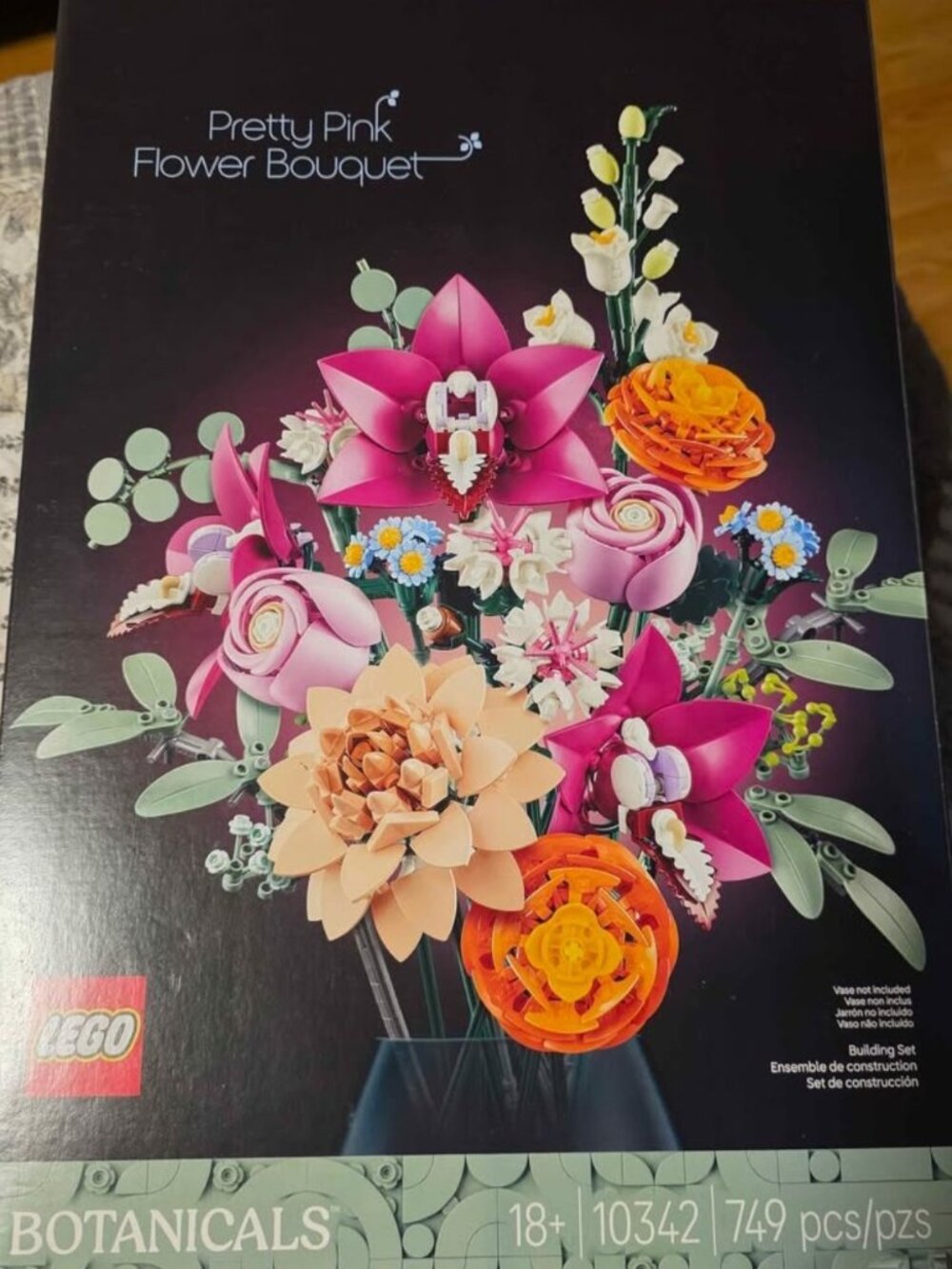 NWT LEGO Botanicals Pretty Pink Flower Bouquet Set 10342 Factory Sealed